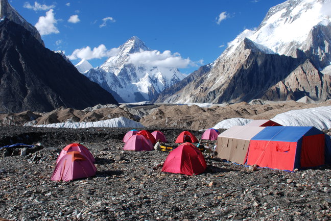 K2 Base Camp in Pakistan