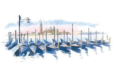 Kirker Venice Watercolour