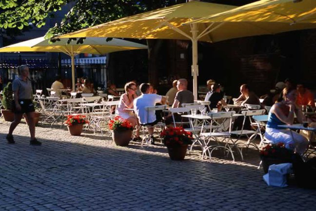 Enjoy lunch al-fresco in Oslo