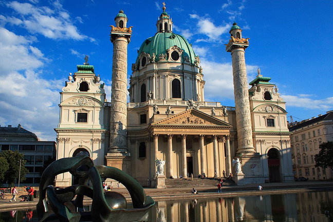 The Karlskirche, Vienna