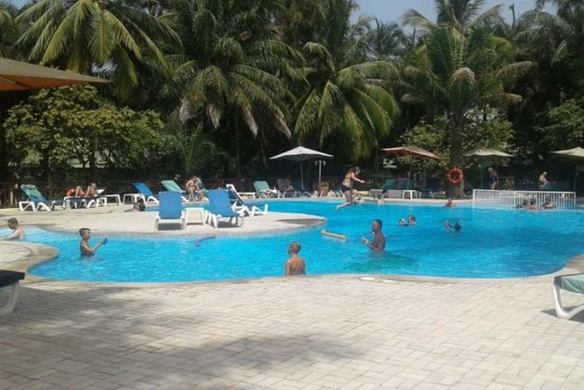Oasis pool at Senegambia Beach Hotel, Kololi, The Gambia