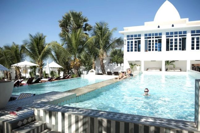 Coco Ocean tiered swimming pool, Bijilo, The Gambia