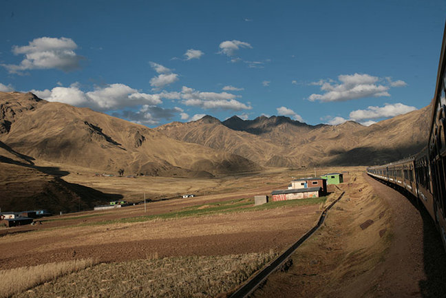Belmond Andean Explorer Sleeper Train scenery