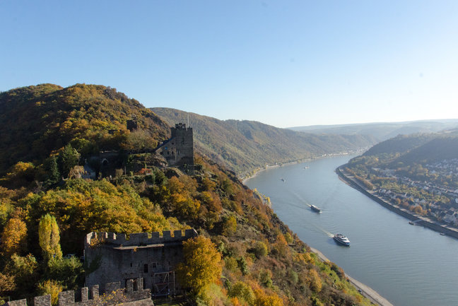 Autumn colours in the Rhine valley