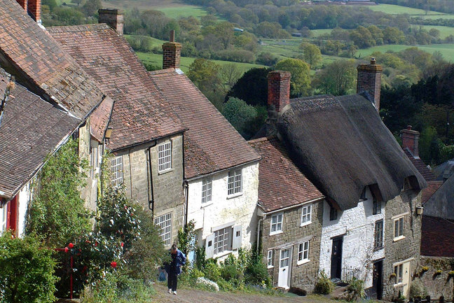 Shaftesbury's famous Gold Hill