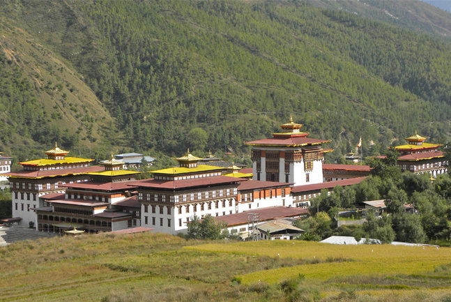 Thimphu Dzong. Image by B Howe