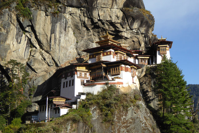 Taktsang Monastery, also known as Tiger's Nest