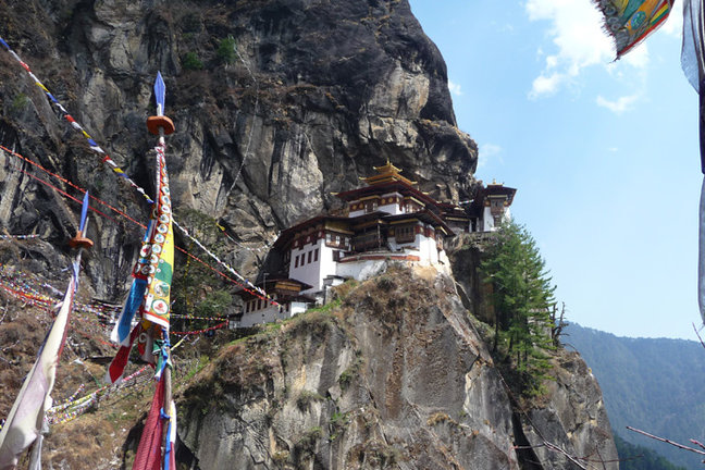 Taktsang Monastery in Bhutan. Image by A Pickerin