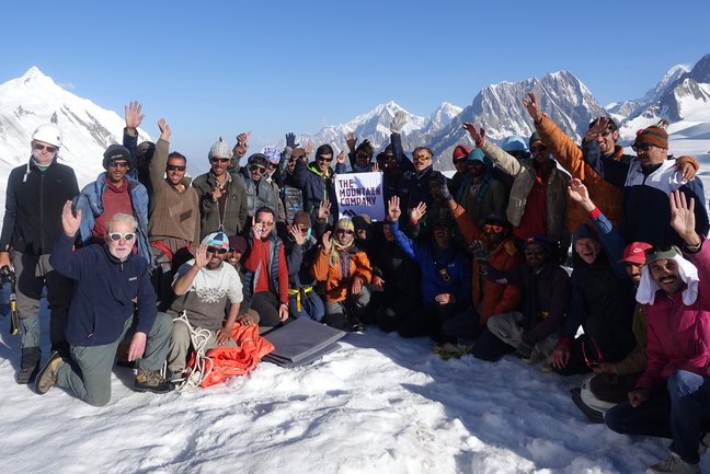 Snow Lake Hispar La in Pakistan