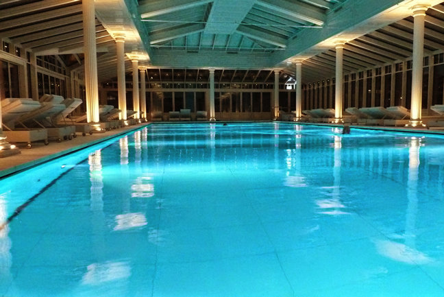 Enjoy the hotel's huge indoor pool and state-of-the art spa