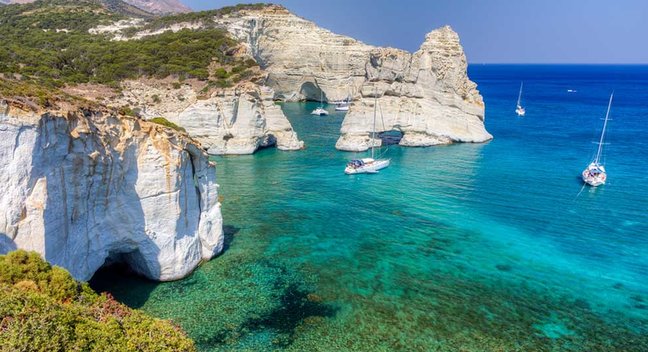 Island hopping in the Cyclades