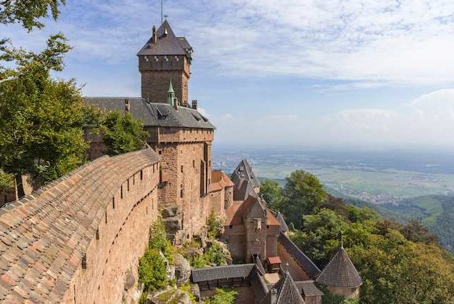 Explore the historic castle of Haut-Koenigsbourg