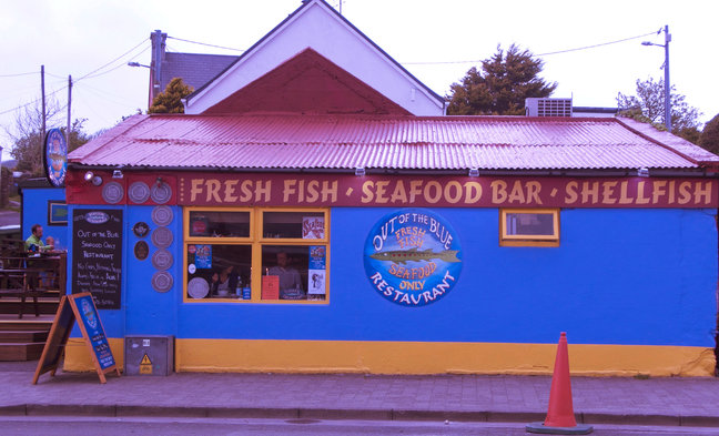 Fresh seafood in Dingle