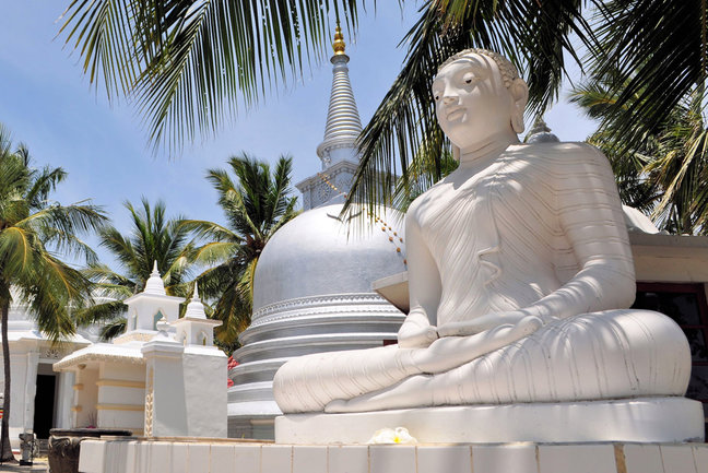 Buddhist Stupa Nainativu island near Jaffna, Sri Lanka