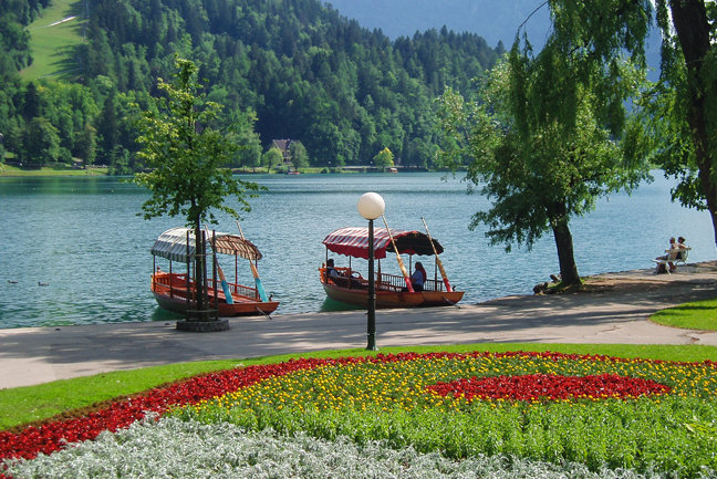 Take a boat trip on Lake Bled for a different perspective of the area