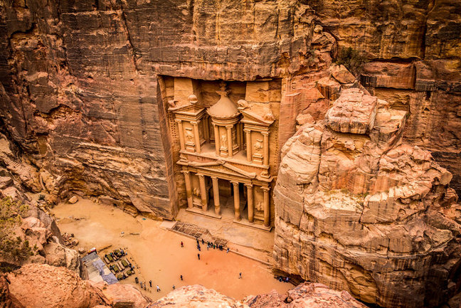 The Rose city of Petra, Jordan
