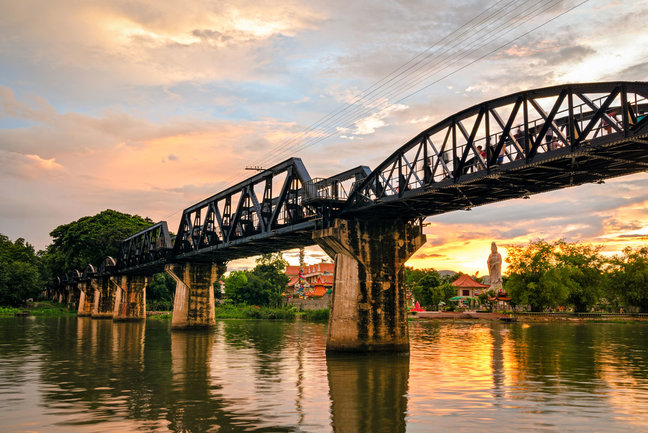 Bridge over River Kwai, Thailand