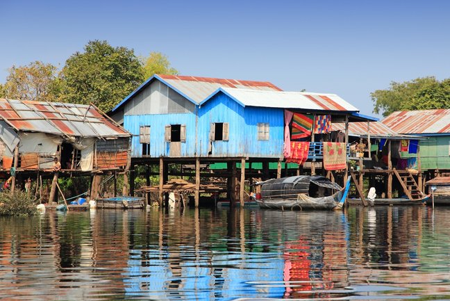 Floating Village on Tonle Sap, Cambodia