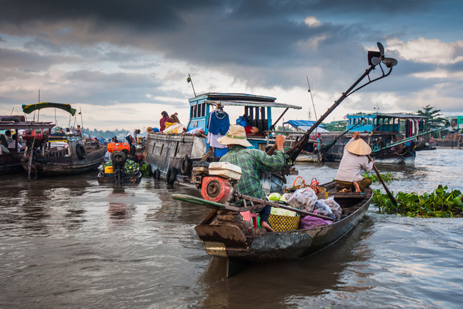 Cai Rang Floating Market, Mekong Delta
