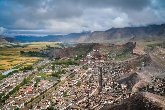 Gyantse-town, Tibet