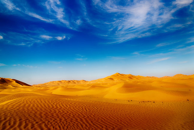 Camping in the Arabian Desert