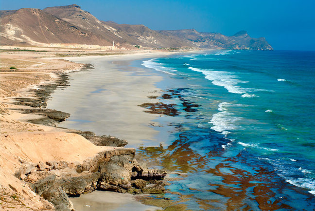 Al Mugsail beach, Salalah, Oman 