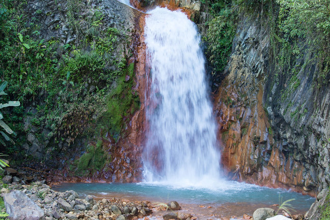 Damaguete Island waterfall, Philippines