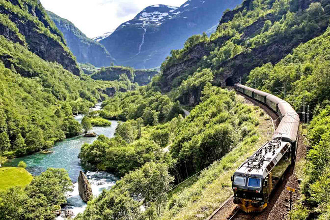 The Flåm railway