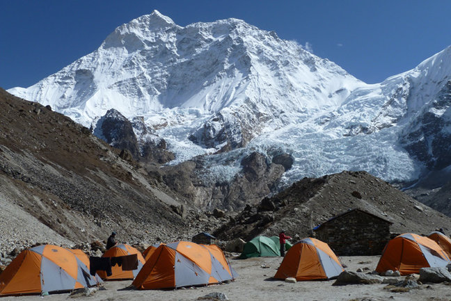 Makalu Base Camp in Nepal