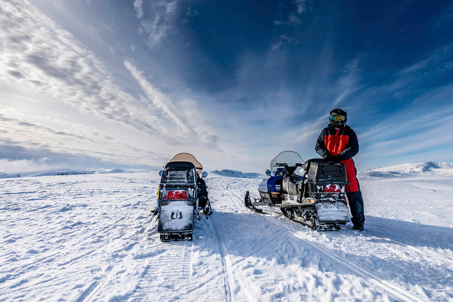 Winter activities in Swedish Lapland