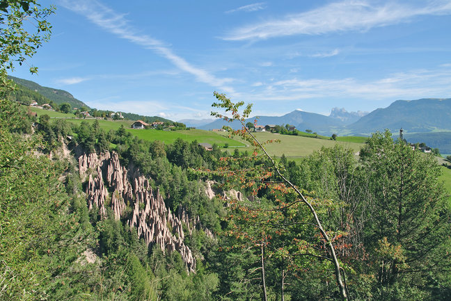 The remarkable Earth Pyramids, a thrilling cable car ride away from Bolzano