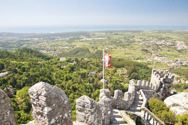 Views from the Moorish castle above Sintra
