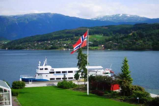 Catch the boat along the fjord
