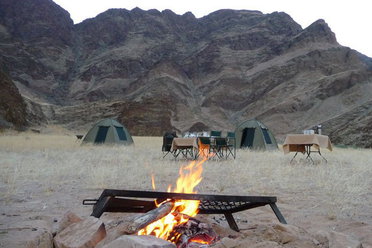 Camping in Namibia