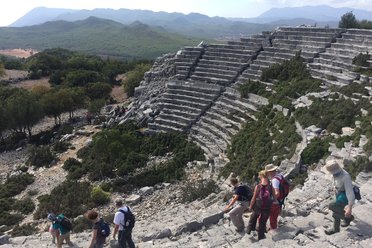 The ancient theatre at Miletus in Turkey