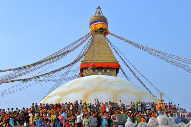 Boudhnath stupa in Kathmandu