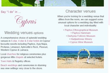 Weddings in Cyprus