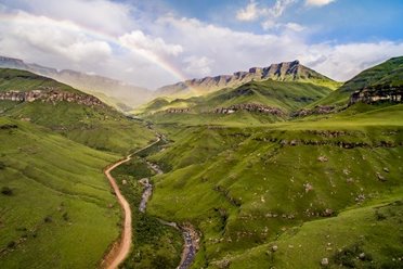 The iconic Drakensberg Mountains