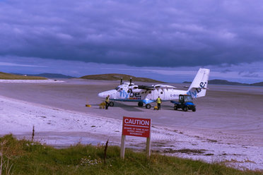 Land on the sand on Barra