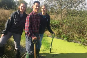 Rewilding 12 acres of grassland at Naturetrek HQ